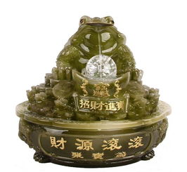 玉流水招财金蟾风水轮 工艺美术品的招财之道